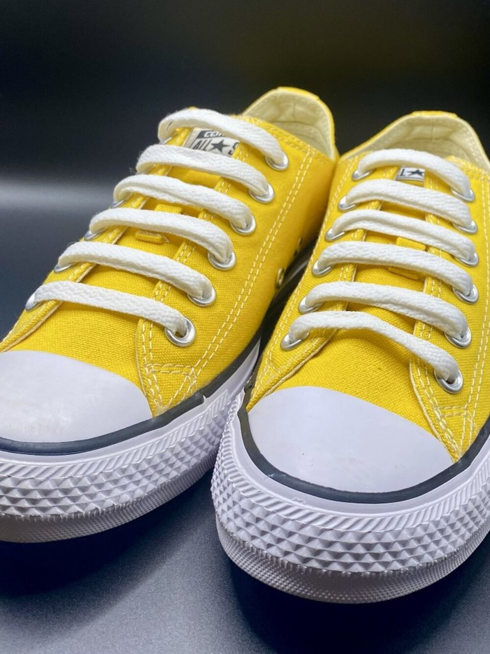 Converse All Star Yellow Low Top Canvas Sneaker W7/M5